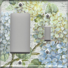 Hydrangea Branch - Double Combo GFI/Rocker & Switch