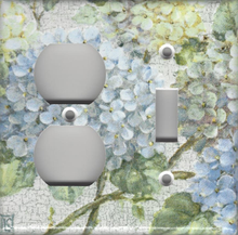 Hydrangea Branch - Double Combo Outlet & Switch
