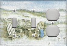 Adirondack Chairs on the Dunes - Triple Combo Switch & Switch & Outlet