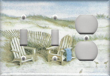 Adirondack Chairs on the Dunes - Triple Combo Switch & Switch & Outlet