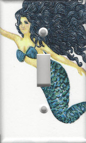 Mermaid - Black Haired - Single Switch
