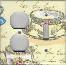 Tea for Two Double Combo Outlet & Switch