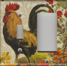 Fall Rooster Double Combo Switch & GFI/Rocker
