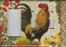Fall Rooster Triple Combo GFI/Rocker & Switch & Switch