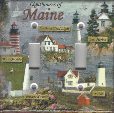 Lighthouses of Maine Double Switch