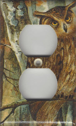 Forest Owl Single Switch