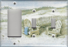 Adirondack Chairs on Dunes - Triple Combo GFI & Switch & Switch