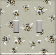 Honey Bees - Grey - Double Switch