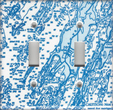 Nautical Chart Double Switch