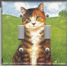 Black Striped Tabby Cat - Double Switch