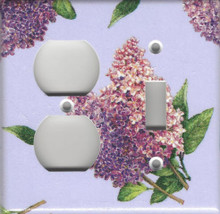 Lilac Branch - Double Combo Outlet and Switch