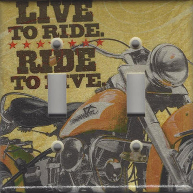 Motorcycle/Harley Davidson/King of the Road/Live to Ride - Double Switch