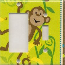 Monkey - Double Combo GFI/Rocker & Switch