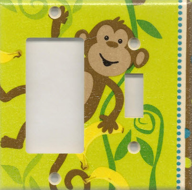 Monkey - Double Combo GFI/Rocker & Switch