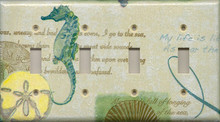 Seahorse and Sand Dollars- Quadruple Switch