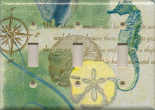 Seahorse and Sand Dollars - Triple Switch