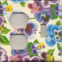 Lots of Pansies - Double Combo Outlet & Switch