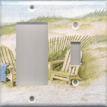 Adirondack Chairs on Dunes - Double Combo GFI & Switch