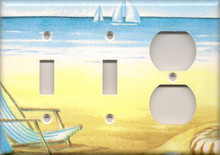 Beach Chair - Triple Combo Switch & Switch & Outlet
