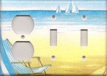 Beach Chair - Triple Combo Outlet & Switch & Switch