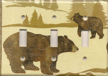 Bear & Bear Cub - Triple Switch