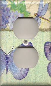 Purple Dragonfly & Butterfly - Outlet