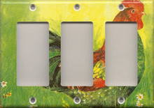 Red Rooster - Triple GFI/Rocker