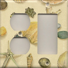 Tan Shells - Double Combo Outlet & GFI
