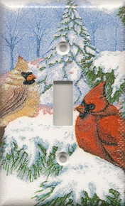 Winter Cardinals - Single Switch