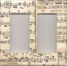 Musical Notes - Double GFI/Rocker