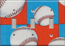 Baseball - Red, White & Blue - Triple Switch