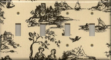 Black Toile - Quadruple Switch