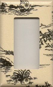 Black Toile - GFI/Rocker