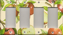 Apples - Quadruple GFI/Rocker