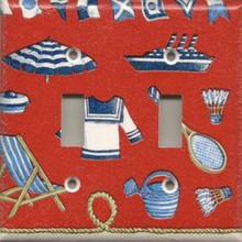 Red Beachy Things - Double Switch