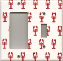 Little Red Lobsters - Double Combo GFI & Switch