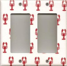 Little Red Lobsters - Double GFI/Rocker