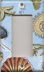 Seahorse and Shells A - GFI/Rocker