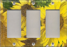 Sunflowers - Triple GFI/Rocker