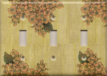 Vintage Flowers - Triple Switch