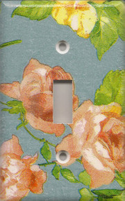 Roses - Blue - Single Switch
