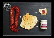 Crema di Pecorino with Salami & Music Bread