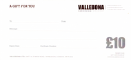 Vallebona Gift Vouchers