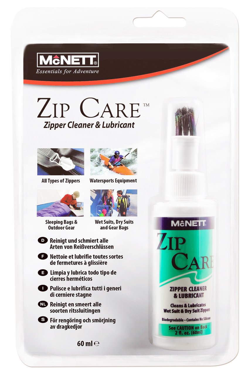 McNett Zip Care Liquid Zipper Cleaner & Lubricant. 60ml Bottle. - Morecambe  Area Divers Limited