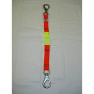 Large Detachable Lanyard Complete with Snap Clips 19" Long in Orange