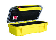 Underwater Kinetics 207 UltraBox With Clear Lid, Lined & Pouch. Black & Yellow