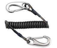 IST Coiled Lanyard with SS Clips.