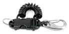 Smart Coil Extendable Clip - Vela with 70mm S/S Carabineer.