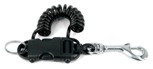Smart Coil Extendable Clip - Inox 42 with 42mm Rapid S/S Carabineer.