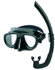 Mares Tana Black Silicone Mask & Snorkel Set.